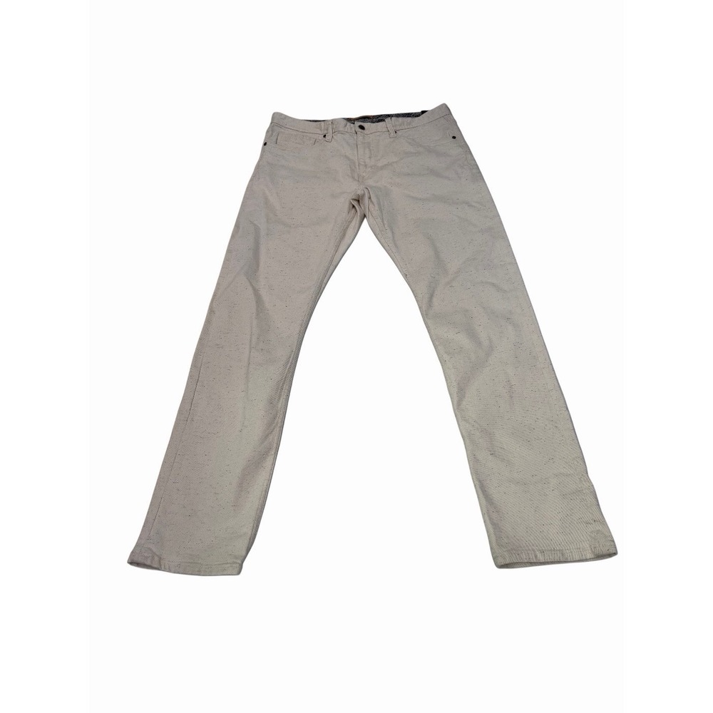 Robert Graham Men's Conrad Perfect Fit Natural Pants Size 36X32 NWT
